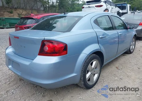 2013 Dodge Avenger Se из США, поврежденный, VIN 1C3CDZAB5DN658352